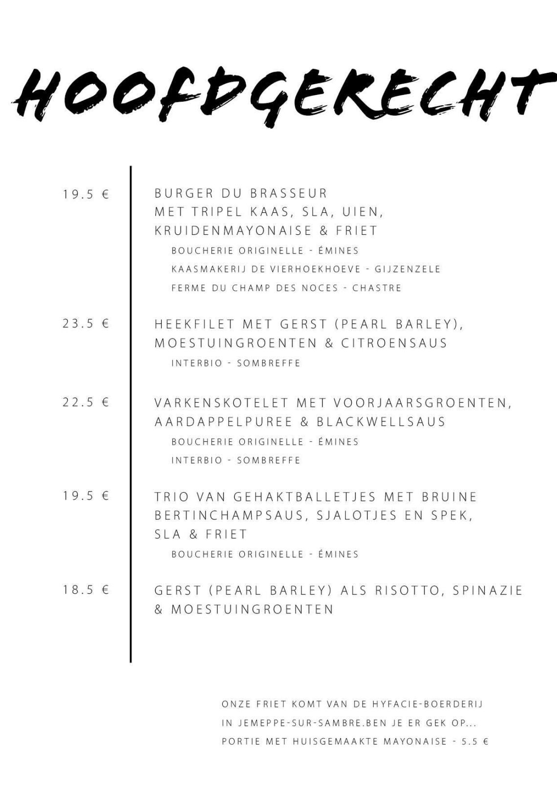 Carte Table Avril à juin 2026 NDLS13
