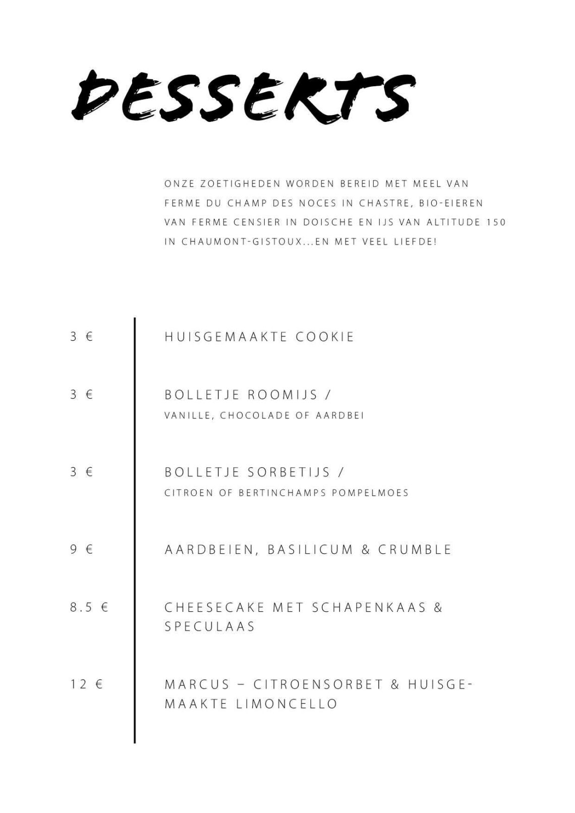 Carte Table Avril à juin 2026 NDLS14