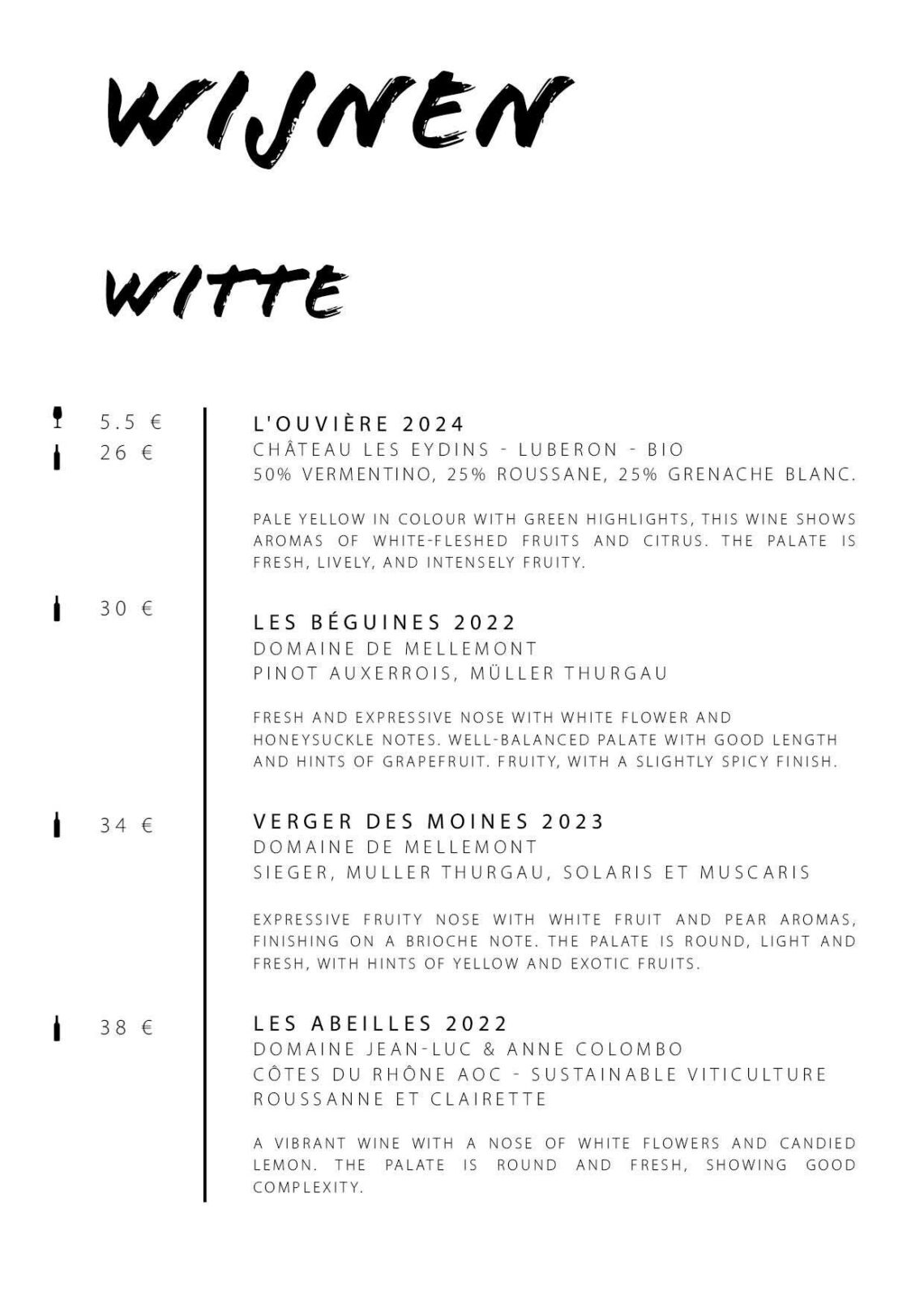 Carte Table Avril à juin 2026 NDLS18