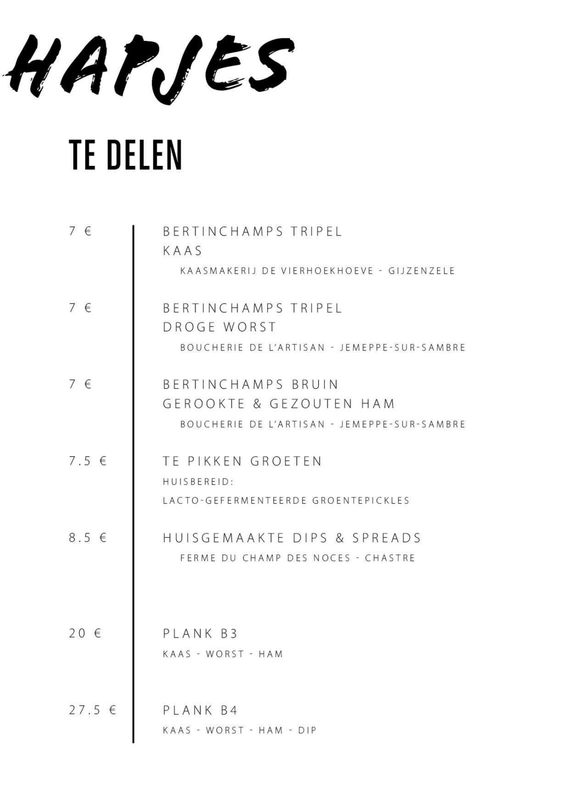 Carte Table Avril à juin 2026 NDLS6