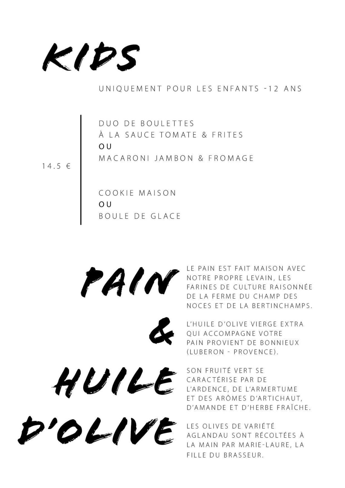 Carte Table Avril à juin 202610