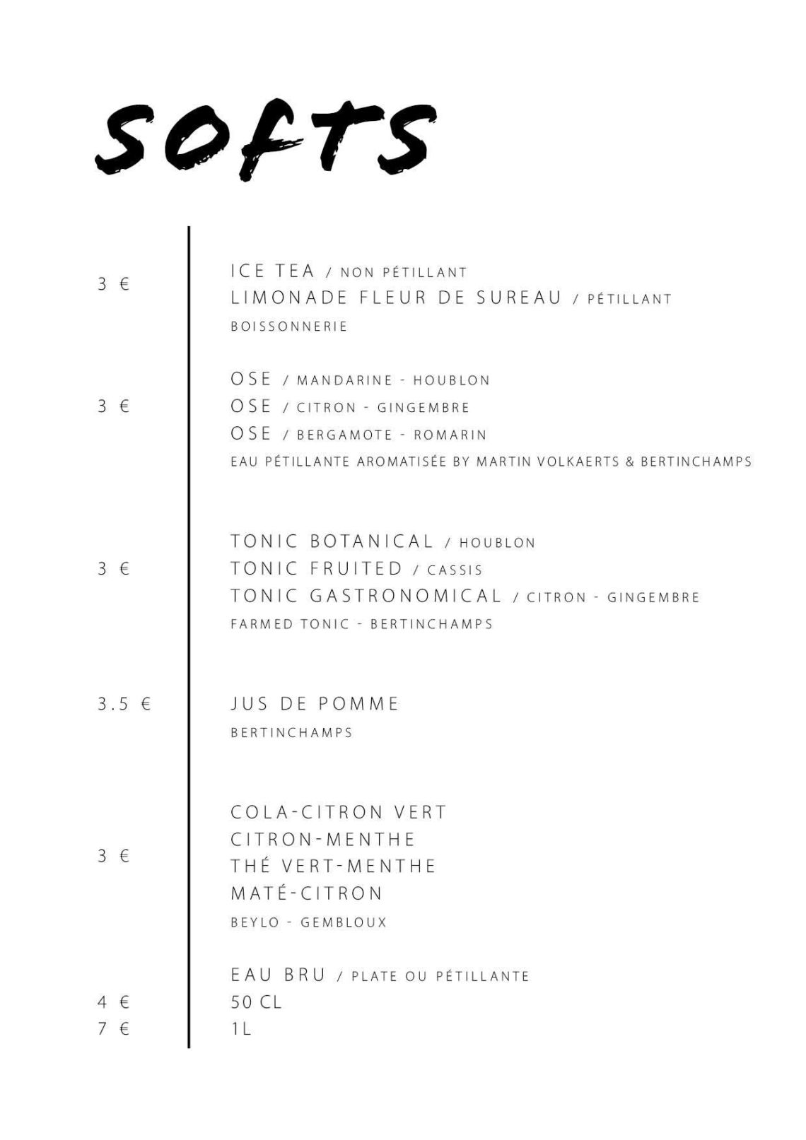 Carte Table Octobre à décembre 202520