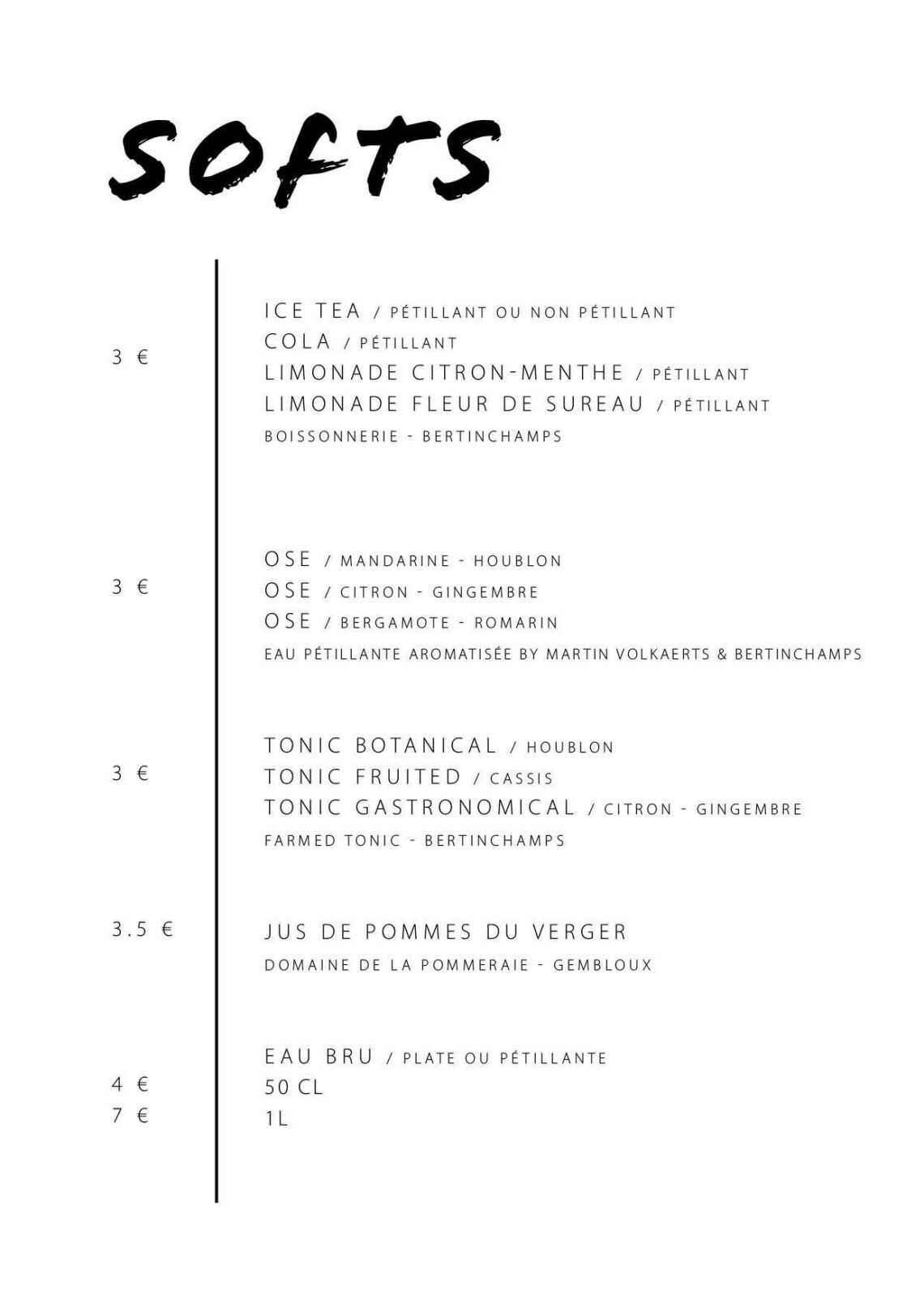 Menu Table de Bertinchamps Juillet à septembre 202620